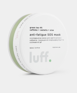 SOS маска для зняття набряків та стомленості шкіри з зеленим чаєм