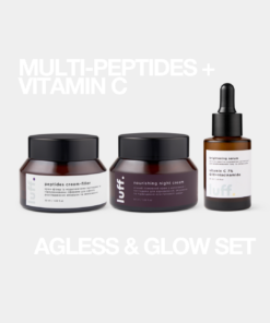 Система для попередження старіння шкіри з пептидами та вітаміном С
